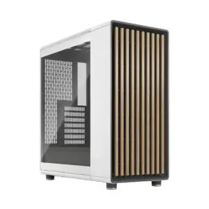 Ohišje Fractal Design North Chalk (steklena stranica) MidiATX - bela