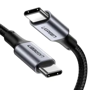 Kabel USB-C => USB-C Ugreen US316 PD QC FCP 100W 5A 480Mbps 2,00m siv