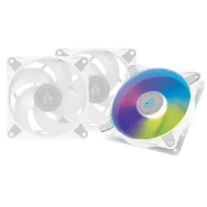 Ventilator Arctic P12 120mm, bela RGB (3 pack)