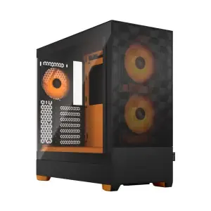 Ohišje Fractal Design Pop Air MidiATX - oranžna / črna RGB