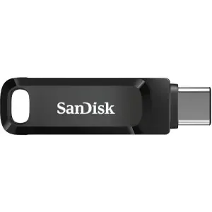 Spominski ključek 512GB USB-C Sandisk Dual Drive Go 150MB/s plastičen brez pokrovčka črn (SDDDC3-512G-G46)