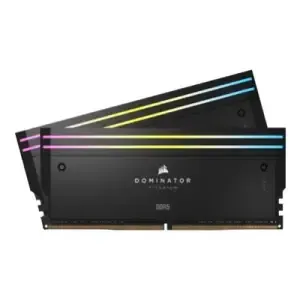 DDR5 32GB 7200MHz CL34 KIT (2x16GB) Corsair RGB Dominator Titanium 1,4V črna (CMP32GX5M2X7200C34)