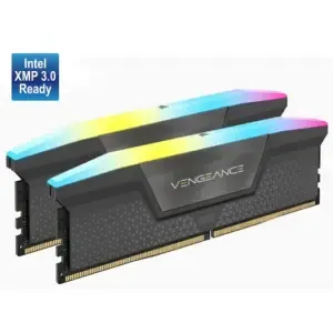 DDR5 48GB 5600MHz CL40 KIT (2x24GB) Corsair RGB Vengeance XMP3.0 1,25V črna (CMH48GX5M2B5600C40)