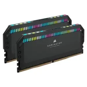 DDR5 64GB 6600MHz CL32 KIT (2x32GB) Corsair RGB Dominator Platinum 1,4V črna (CMT64GX5M2B6600C32)