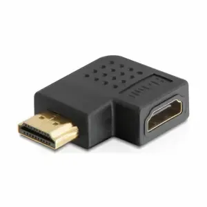Adapter HDMI (m) => HDMI (ž) Delock 19-pin kotni desni