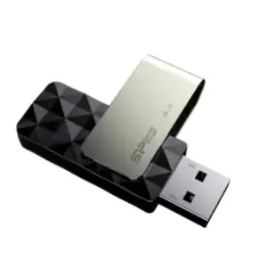 Spominski ključek 256GB USB 3.2 SiliconPower Blaze B30 - plastičen/vrtljiv/črn (SP256GBUF3B30V1K)