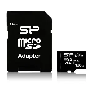 Spominska kartica SDXC-Micro 128GB SiliconPower 85MB/s/U1 V10 UHS-I +adapter (SP128GBSTXBU1V10SP)