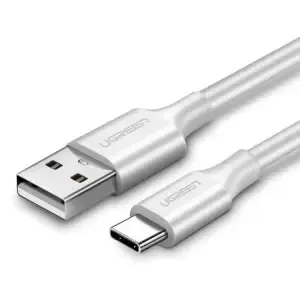 Kabel USB-C => USB-A 2.0 1,50m 5V/2A QC3 UGREEN - bel (60122)