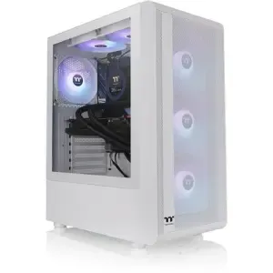 Ohišje Thermaltake S200 TG MidiATX - bela RGB