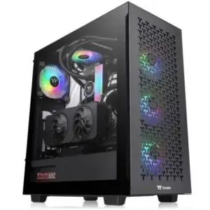 Ohišje Thermaltake V350 TG MidiATX - črna RGB