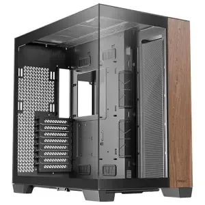 ANTEC C8 Wood Full-Tower okno črno/rjavo gaming ohišje