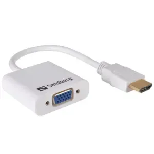 Adapter HDMI (m) => VGA (ž) 10cm Sandberg
