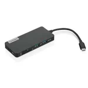 Priklopna postaja USB-C => 1x USB 2.0 tip A 1x USB-C PD 1x HDMI 2x USB 3.0 tip A 1x čitalec kartic SD/microSD 1x čitalec kartic TransFlash Lenovo (4X90V55523)