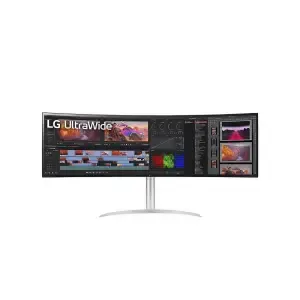 Monitor LG 124,5 cm (49,0") 49WQ95C-W 5120x1440 Curved Gaming 144Hz IPS 5ms 2xHDMI DisplayPort USB-C 10W USB HAS Zvočniki 2x10W  DCI-P3-98% FreeSync Premium PRO G-Sync Compatible KVM HDR400 KVM