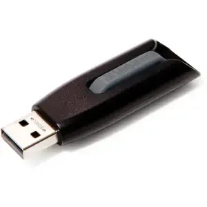 Spominski ključek 128GB USB 3.2 Verbatim Store'n'Go V3 80MB/s 25MB/s plastičen izvlečni črn (49189)