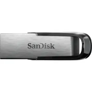 Spominski ključek 64GB USB 3.0 Sandisk Ultra Flair 150MB/s - kovinski/brez pokrovčka/črn-srebrn (SDCZ73-064G-G46)