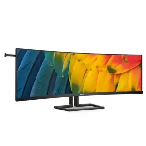 Monitor Philips 113 cm (44,5") 45B1U6900C 5120x1440 Curved 75Hz IPS 4ms 2xHDMI DisplayPort USB-C 100W 4xUSB3.2 HAS Zvočniki 2x5W 2H sRGB123% AdaptiveSync RJ45 KVM HDR400 Serija 6000