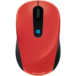 MIŠ Microsoft Brezžična Mobile Sculpt Rdeča (43U-00026)