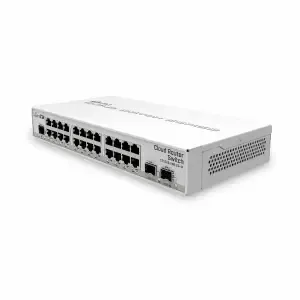 STIKALO 24-PORT 2xSFP Mikrotik 100/1000 Managed PoE pasivni (CRS326-24G-2S+IN)