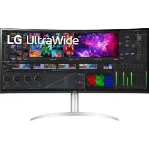 Monitor LG 100,8 cm (39,7") 40WP95CP-W 5120x2160 Curved Nano-IPS 5ms 2xHDMI DisplayPort Thunderbolt4 USB-C 96W 2xUSB3.0 HAS Zvočniki HDR10
