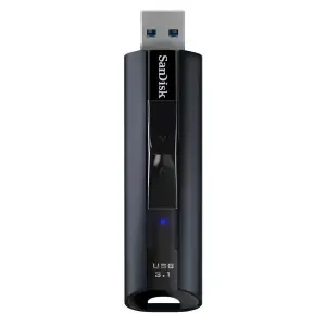 Spominski ključek 128GB USB 3.2 Sandisk Extreme PRO 420MB/s 380MB/s aluminij drsni črn (SDCZ880-128G-G46)