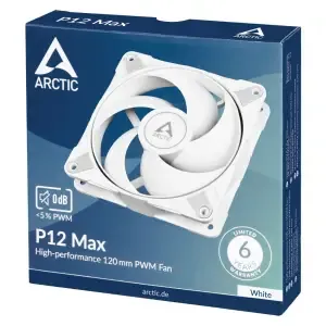 Ventilator Arctic P12 MAX 120mm, bela