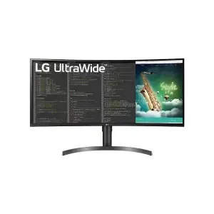 Monitor LG 88,9 cm (35,0") 35WN75C 3440x1440 Curved 100Hz VA 5ms 2xHDMI DisplayPort USB-C 94W 2xUSB3.0 HAS Zvočniki sRGB99% FreeSync HDR10