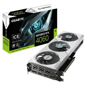 Grafična kartica nVidia RTX4060 GigaByte Eagle OC Ice - 8GB GDDR6 (GV-N4060EAGLEOC ICE-8GD)