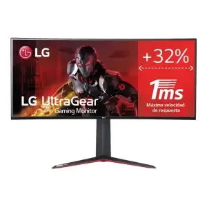 Monitor LG 88,9 cm (35,0") 34GN850P-B 3440x1440 Curved Gaming 144Hz AH-IPS 1ms 2xHDMI DisplayPort 2xUSB3.0 HAS  DCI-P3-98% AdaptiveSync G-Sync Compatible HDR400 RGB