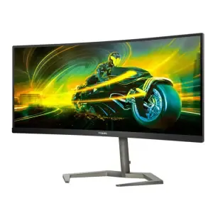 Monitor Philips 86,4 cm (34,0") 34M1C5500VA 3440x1440 Curved 165Hz VA 1ms 2xHDMI 2xDisplayPort 4xUSB3.2 HAS Zvočniki 2x5W 3H sRGB120,7% FreeSync Premium HDR10