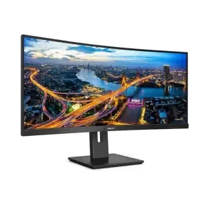 Monitor Philips 86,4 cm (34,0") 346B1C 3440x1440 Curved 100Hz VA 5ms HDMI DisplayPort USB-C 90W 4xUSB3.2 HAS Zvočniki 2x5W 2H sRGB119% RJ45 KVM B-line