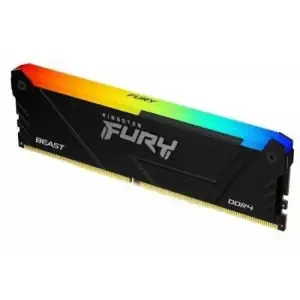DDR4 16GB 3200MHz CL16 Single (1x16GB) Kingston RGB Fury Beast XMP2.0 1,35V Fury črna (KF432C16BB12A/16)