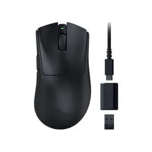 Miš Razer brezžična DeathAdder V3 Hyperspeed optična gaming 8 gumbov 26000DPI črna (RZ01-05140100-R3G1)