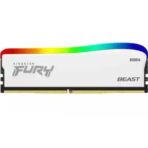 DDR4 16GB 3200MHz CL17 Single (1x16GB) Kingston RGB Fury Beast XMP2.0 1,35V bela (KF432C16BWA/16)