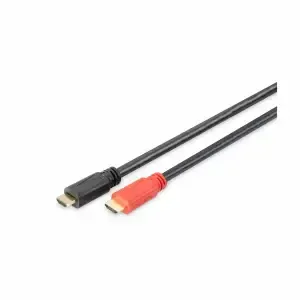 KABEL HDMI/HDMI M/M 10,0m Digitus kabel z ojačevalcem pozlačeni kontakti V1,4 (AK-330105-100-S )