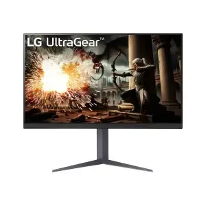 Monitor LG 80 cm (31,5") 32GS75QX-B 2560x1440 Gaming 180Hz IPS 1ms 2xHDMI DisplayPort Pivot sRGB99% FreeSync G-Sync Compatible HDR400 UltraGear črna
