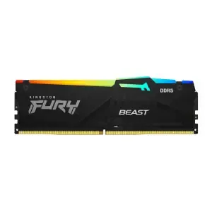 DDR5 32GB 5600MHz CL40 Single (1x32GB) Kingston RGB Fury Beast XMP3.0 1,25V Fury črna ()