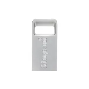 Spominski ključek 256GB USB 3.2 Kingston DT Micro 200MB/s - kovinski/micro/srebrn (DTMC3G2/256GB)
