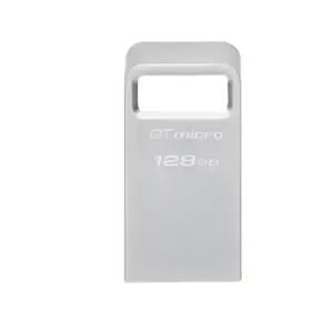Spominski ključek 128GB USB 3.2 Kingston DT Micro 200MB/s - kovinski/micro/srebrn (DTMC3G2/128GB)