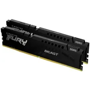 DDR5 16GB 6000MHz CL40 KIT (2x 8GB) Kingston Fury Beast XMP3.0 1,35V Fury črna (KF560C40BBK2-16)