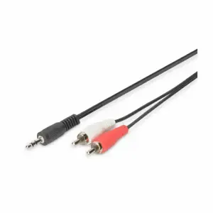 Kabel Audio 3,5mm M => 2 x Cinch M - 1,5m Digitus