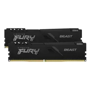 DDR4 32GB 3200MHz CL16 KIT (2x16GB) Kingston Fury Beast XMP2.0 1,35V Fury črna (KF432C16BBK2/32)