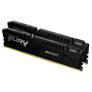 DDR5 64GB 6000MHz CL36 KIT (2x32GB) Kingston Fury Beast Black 1,35V Desktop črna (KF560C36BBEK2-64)