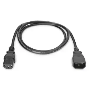 KABEL NAPAJALNI 220V podaljšek 1,20m C13 - C14 (AK-440201-012-S)