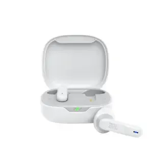 Slušalke brezžične JBL ušesne z mikrofonom BT Wave 300TWS bele TWS (JBLW300TWSWHT)