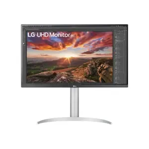 Monitor LG 68,6 cm (27,0") 27UP85NP-W 3840x2160 IPS 5ms 2xHDMI DisplayPort USB-C 90W 2xUSB3.0 Pivot Zvočniki 2x5W  DCI-P3-95% FreeSync HDR400