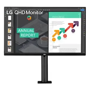 Monitor LG 68,5 cm (27,0") 27QN880-B 2560x1440 75Hz IPS 5ms 2xHDMI DisplayPort USB-C(DP, 60W) 1/2xUSB3.0 pivot 3H sRGB99% FreeSync HDR10 