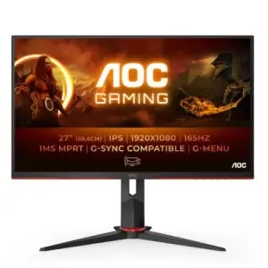 Monitor AOC 68,6 cm (27,0") 27G2SPU/BK 1920x1080 Gaming 165Hz IPS 1ms VGA 2xHDMI DisplayPort 4xUSB3.2 Pivot FreeSync Premium
