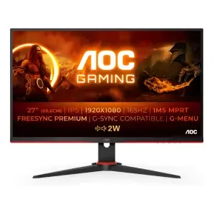 Monitor AOC 68,6 cm (27,0") 27G2SPAE 1920x1080 Gaming 165Hz IPS 1ms VGA 2xHDMI DisplayPort Zvočniki