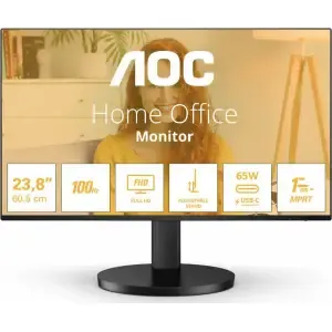 Monitor AOC 68,6 cm (27,0") 27B3CF2 1920x1080 100Hz IPS 1ms HDMI USB-C 65W 2xUSB3.2 Zvočniki sRGB101% AdaptiveSync BasicLine